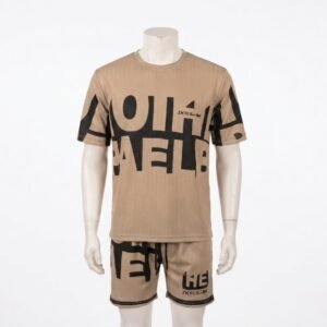 Street-Art Tee & Shorts Set