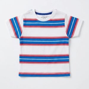 Little Go Kids' Nautical Multi-Stripe Crewneck Tee