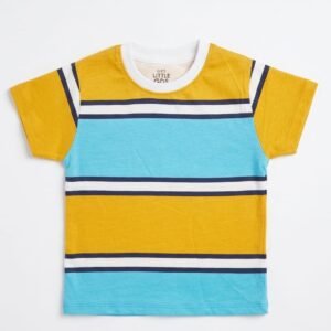 Kids' Vibrant Multi-Stripe Tee