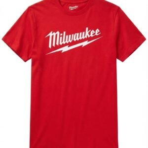 Milwaukee Tool Signature Graphic Tee in High-Vis Red