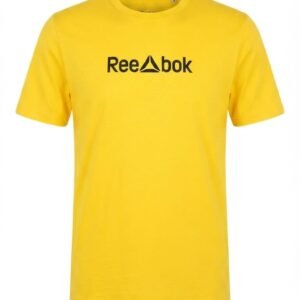 Reebok Delta Wordmark Tee in Vibrant Yellow