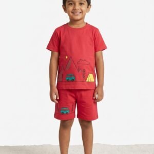 Boys' Adventure Graphic T-Shirt & Shorts Set