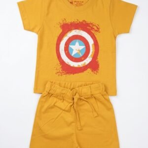 Captain Shield Boys T-Shirt & Shorts Set