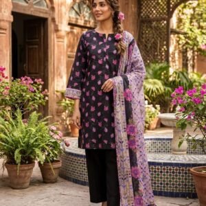 Sapphire Midnight Floral Elegance 2pc