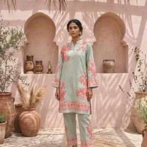 Sapphire Mint & Coral Romance 2pc